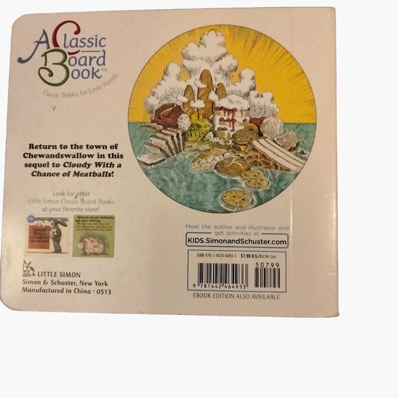 Pickles To Pittsburgh Cloudy With A Chance Of Meatballs 2 Board Book Barrett - Picture 2 of 7